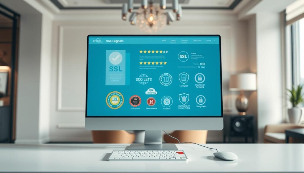 Website trust signals Website trust signals