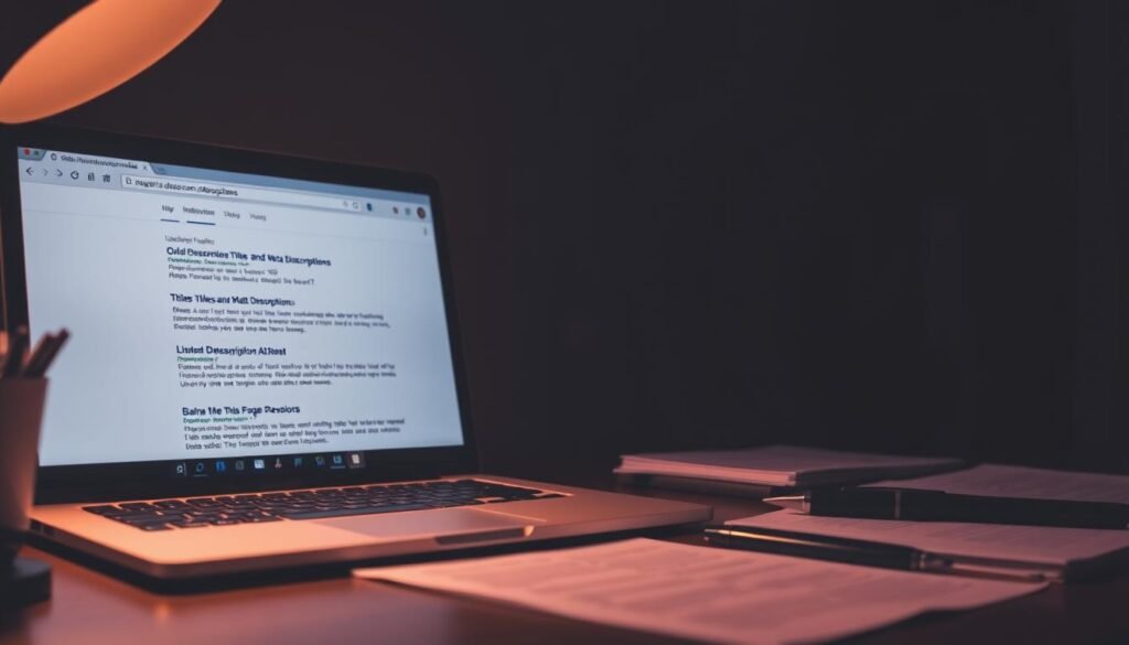 optimising titles and meta descriptions